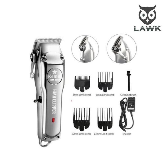 Kemei Km 1997 Profesional Barber Alat Cukur Mesin Cukur Rambut Kemei Km-1997