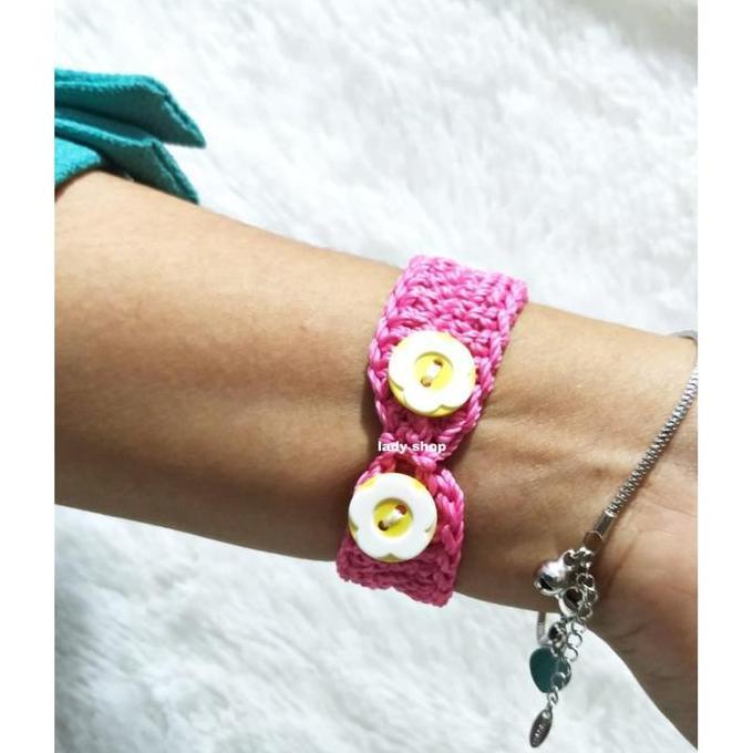 Grade Ori Konektor Masker Hijab Rajut - Tali Pengait Masker 2In1