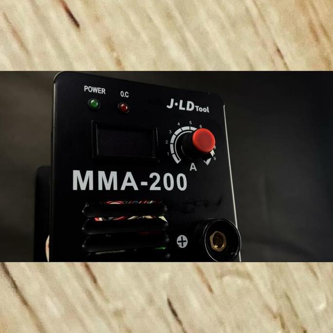 Mesin las DOUBLE BLOWER JLD MMA200A inverter 2 kipas motor Tercanggih
