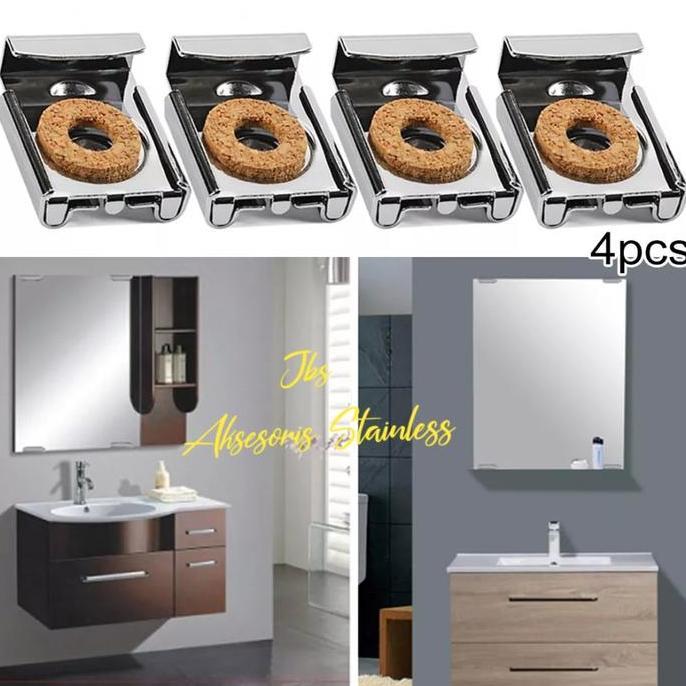 BRACKET/PENJEPIT KACA CERMIN DINDING/PLAT JEPIT KACA CERMIN WESTAFEL