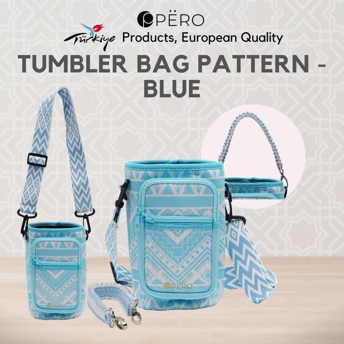 Bestsell- [Jordi Onsu] Pero Tas Tumbler / Permos Bag With Pattern / Tas Selempang Botol Minum