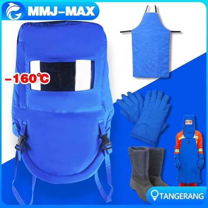 CALAVO Sarung Tangan Nitrogen Cair/Masker Perlindungan Nitrogen Cair