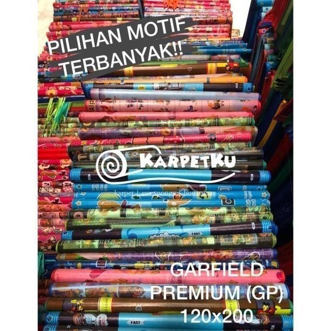 [GARFIELD MAT] Karpet / Tikar Lantai Plastik Spon Eva  - PREMIUM GP (Karpet Spon Eva Garfield Premiu