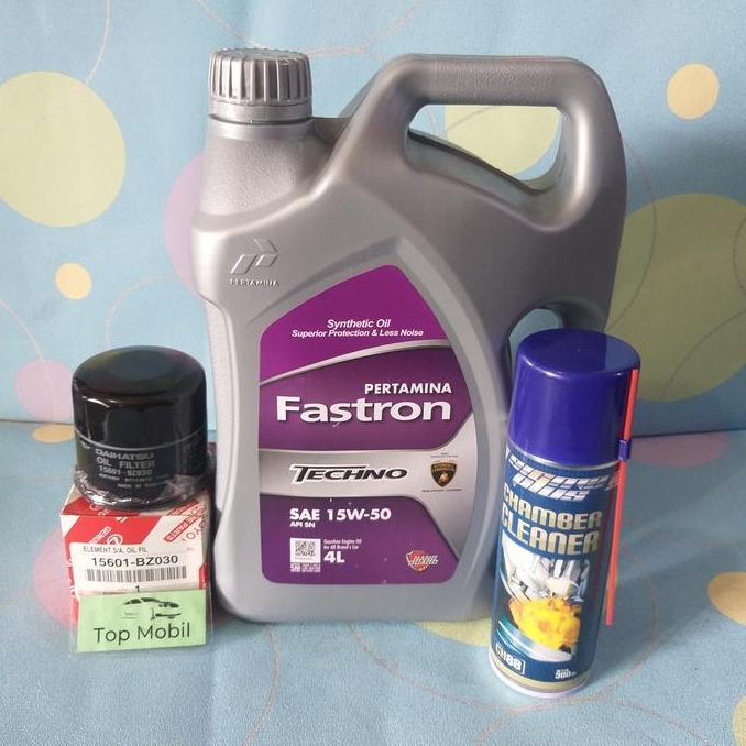 MONOXOM Paket oli Fastron 15W-50 Ayla Agya Calya Sigra Avanza Xenia Luxio (3)