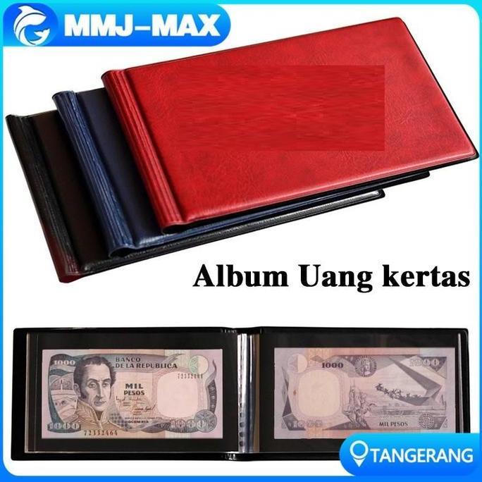 CALAVO 40 Lembar Album Uang Kertas/Album Uang Kuno/Koleksi Uang Kertas