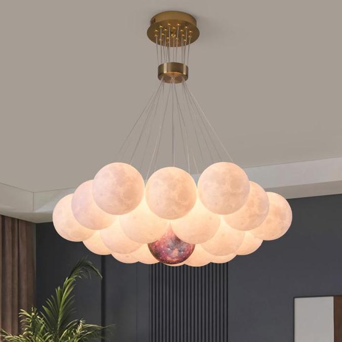 Best- Lampu Gantung Desainer Modern Kreatif 3D Bola/Lampu Gantung