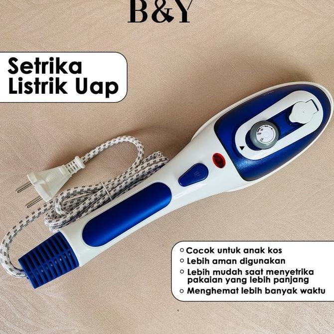 Amanahjamin- Setrika Uap Baju Gantung Setrika Uap Portable Setrika Uap Laundry Setrika Uap Mini Sete