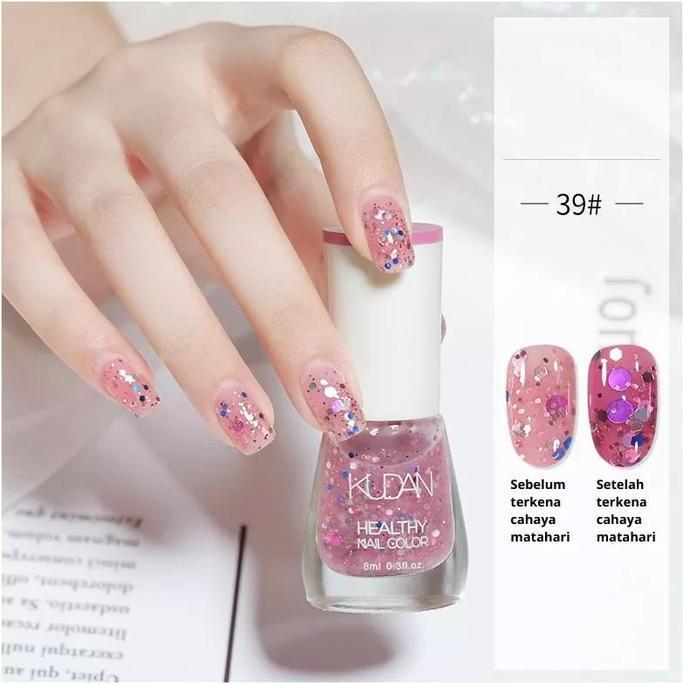 Lancar11- KUTEK KEKINIAN KUTEK 8ML Kutek COD Kutek Not Peel Off kutek Gel Photochromic Nail Polish K