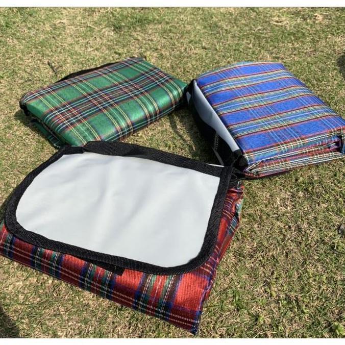 (BISA COD) Matras Tikar Lipat Besar Tiker Piknik 150 x 180 cm / Foldable Camping Karpet Tamasya Micr
