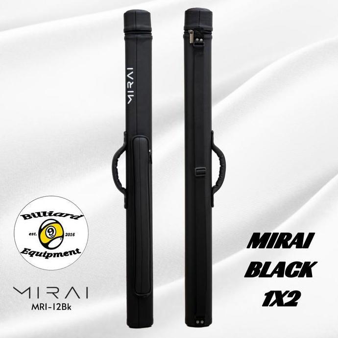Mirai 1x2 - Black | Tas Billiard | Cue Case Billiard