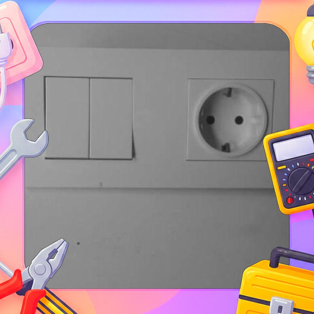 Stop Kontak+Saklar 2 Gang Schneider