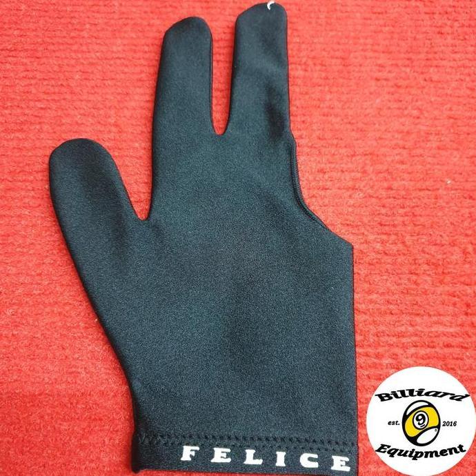 Felice Glove Kidal - Black | Sarung Tangan Billiard Kidal
