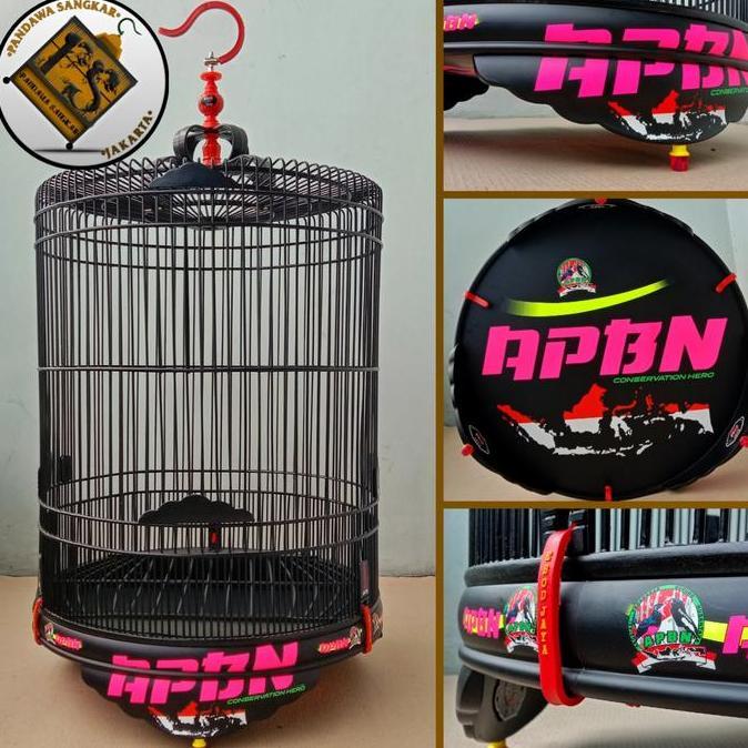 ASLI SANGKAR/KANDANG MURAI EBOD JAYA PVC DECAL APBN PINK NEW READY STOCK