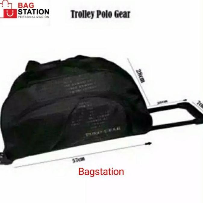 TRAVEL BAG TROLI TROLLEY POLO GEAR ORIGINAL TAS CABIN TAS PAKAIAN BAJU