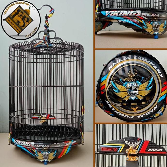 ORIGINAL SANGKAR/KANDANG MURAI RADJA PVC DECAL VIKING READY STOCK