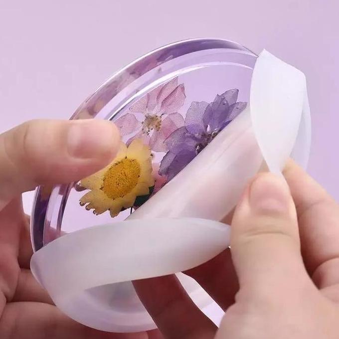 CETAKAN SILIKON COASTER RESIN EPOXY SILICON MOLD