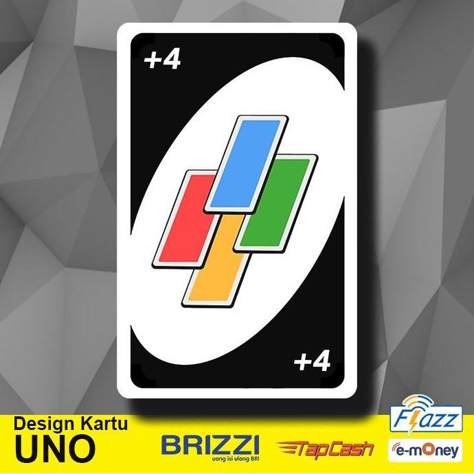 LanjAYa- Emoney UNO Kartu Uang Elektronik Design Custom Uno Card Cetak 2 SISI