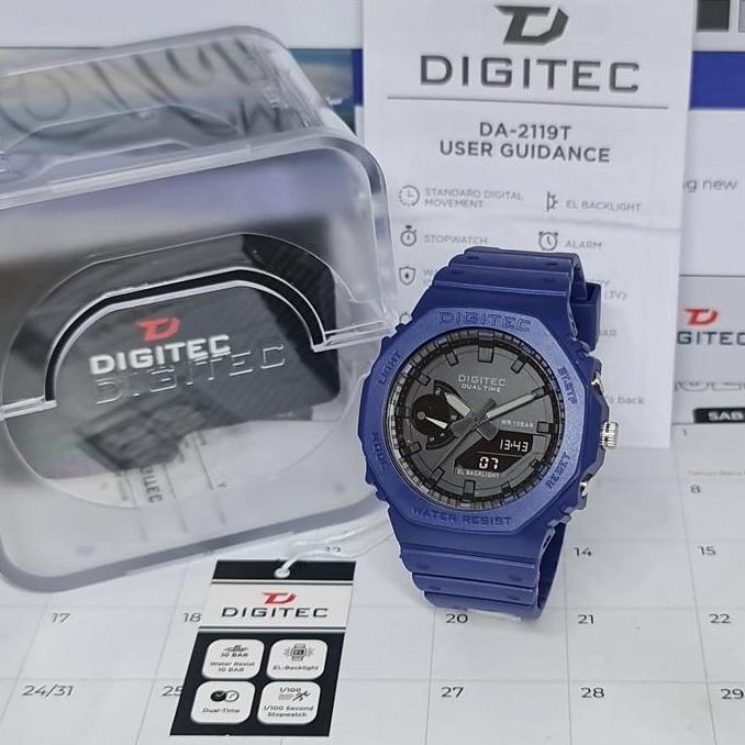 Jam Tangan Digitec Pria DG 2119 Original digitec 2119 Biru