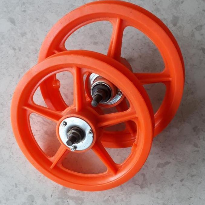 Velg Plastik 12 12 Racing Sepeda anak - Sepasang Depan Belakang