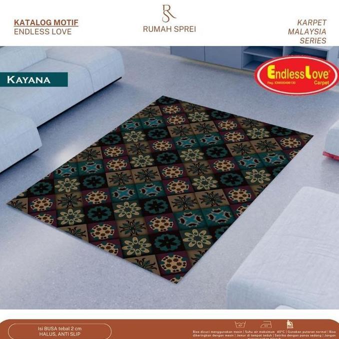 KARPET BUSA MALAYSIA - ENDLESS LOVE - BESAR - 150 x 190