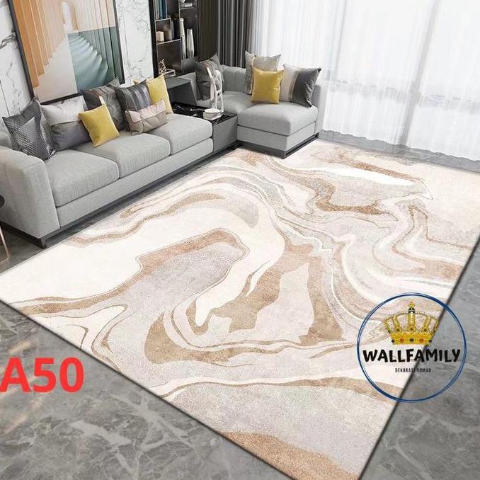 Karpet Lantai Eropa Import Polyester New Motif
