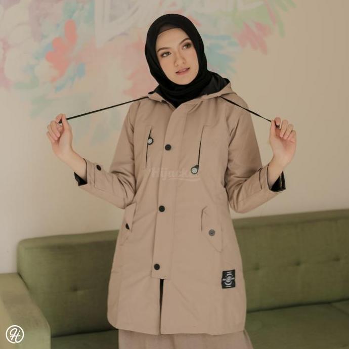 Jaket Muslimah HIJACKET IXORA Jaket cewek wanita Hijaber ORINAL