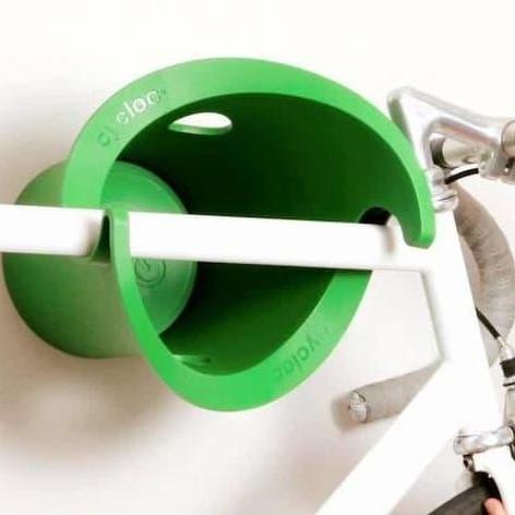 Promo Rak Tembok Sepeda Cycloc Solo Bike Wall Rack Green Diskon