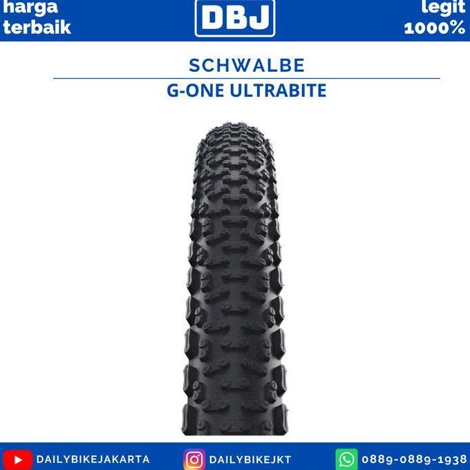 Promo BAN LUAR SEPEDA SCHWALBE G-ONE ULTRABITE TUBELESS GRAVEL MTB Diskon