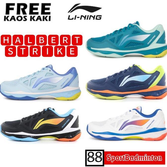 HARGA DISC - LINING HALBERT STRIKE AYTV021 Badminton Shoes - Sepatu Badminton Original LINING