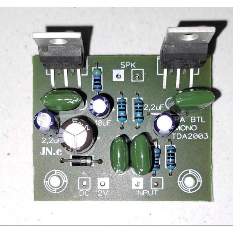 AudioWhell- TDA 2003  Kit Power Ampli BTL Mono Tda 2003 DC12V