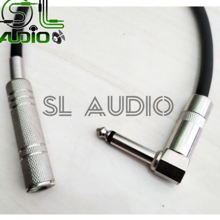 AudioWhell- KABEL EXTENTION AKAI MALE L TO FEMALE / KABEL JACK SAMBUNGAN MIC 6,5MM MURAH