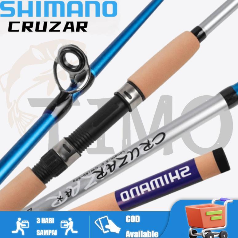 READYGan- Sertifikasi TIMO Shimano CRUZAR joran spining carbon hollow fishing rod size 180-210cm