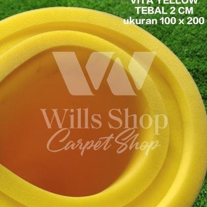 Terpopuler- Busa Kuning 1 Cm / Busa Jok / Royal Foam / Vita Yellow / Busa Super