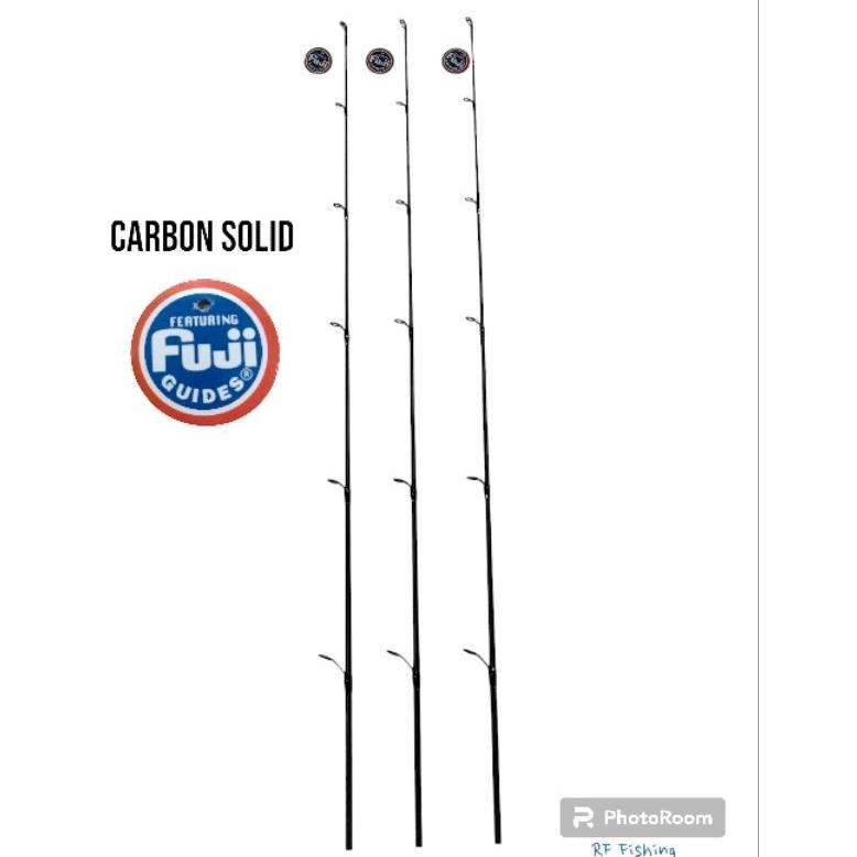READYGan- Ujung Joran Carbon Solid 562 / 602 Daido Athena/Alexa/Kenzi  Full Fuji