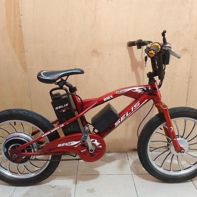 Terlaris Sepeda Listrik Bmx Selis Uk 20 Inch  Tinggal Gas Poll