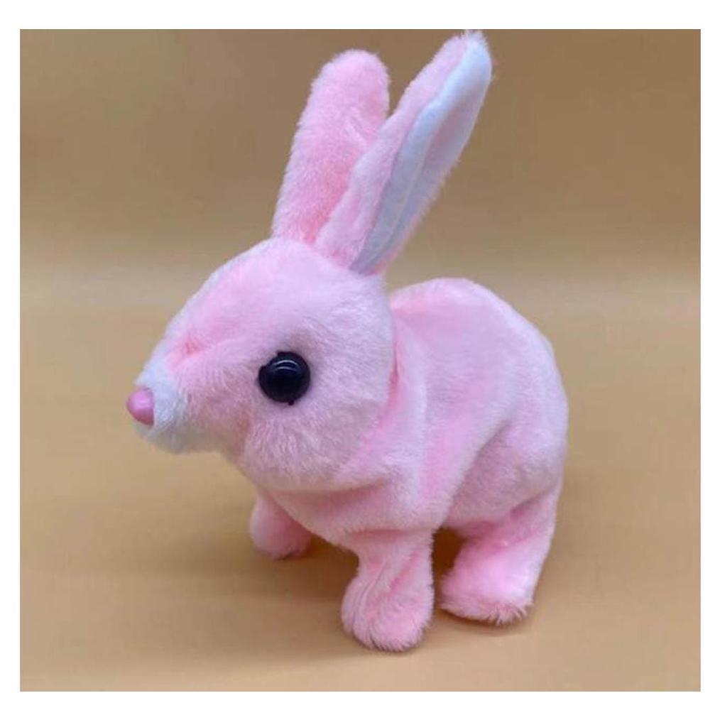 BEST SALE BONEKA KELINCI BULU BISA JALAN MAINAN ANAK BONEKA KELINCI LUCU BERJALAN - MAINAN EDUKASI K