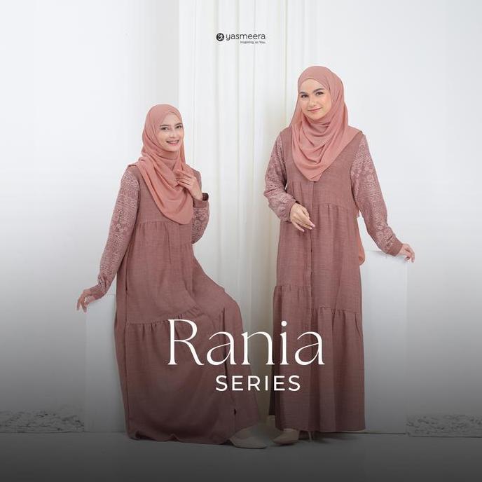 Yasmeera Official | Rania Dress (Gamis Brukat I Gamis Kondangan I Gamis Linen)