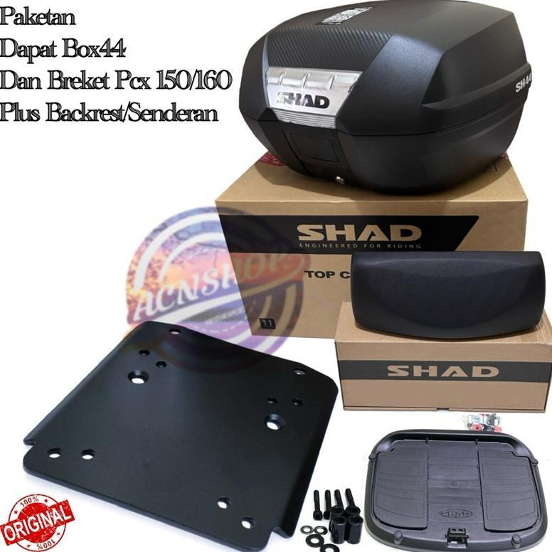BOX SHAD SH44 PLUS BREKET BOX MOTOR PCX 150 PCX 160 NEW 2021