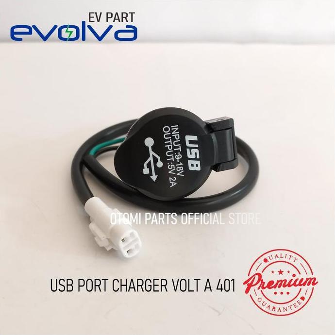 EVOLVA PART - PORT USB CHARGER MOTOR LISTRIK VOLTA 401