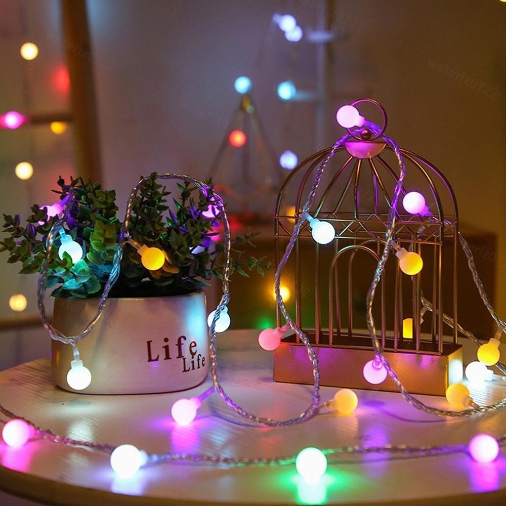 Sarveshstall Lampu Tumblr Tumbler  100 Led 10 Meter Warna Warni Tempel Dinding Lampu Tidur Kamar Kel