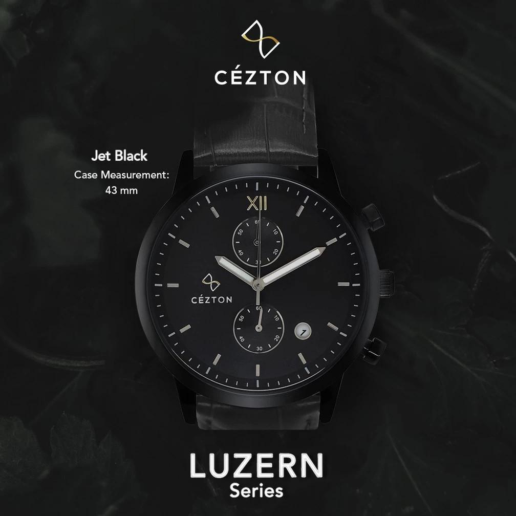 Wl Cezton Jam Tangan Pria | Luzern Series Jet Black
