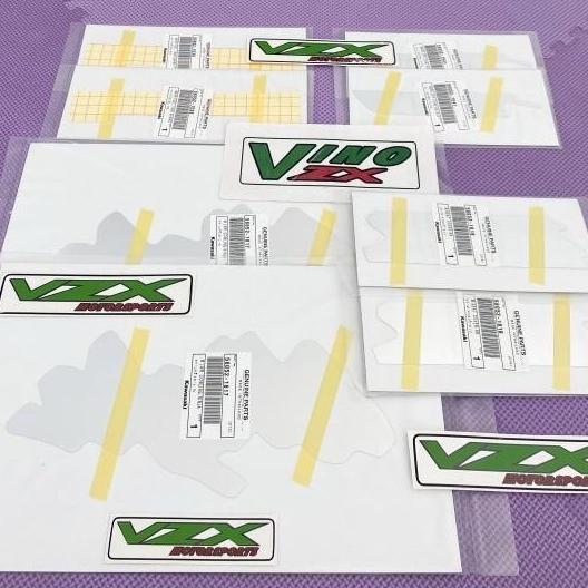 Stiker Striping Decal Ninja RR 150 OLD CBU Hijau Original Kawasaki Terlaris