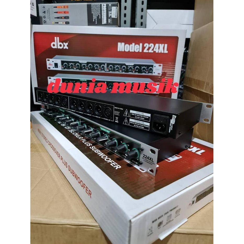 Crossover Dbx224Xl +Subwofer Dbx 224Xl 224Xl Grade A Original Dan Terpercaya