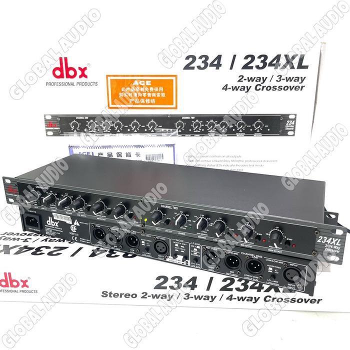Crossover Dbx 234Xl 2Way / 3Way / 4Way Grade A Crosover Dbx234 Xl 234 Xl Bagus ( Bisa Cod ) Original