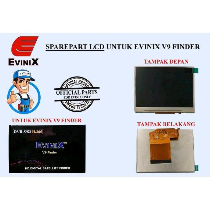 LCD original untuk satfinder Evinix V9 Finder / Freesat V8 Finder Terlaris