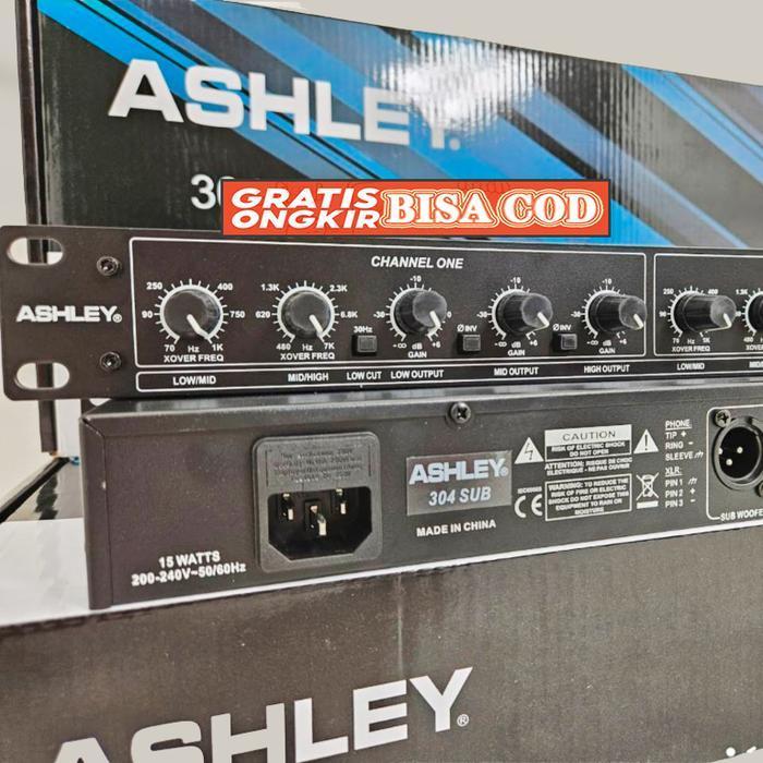 Crossover Ashley 304 Sub 304Sub +Subwoofer Original Professional Stereo 2-Way/3-Way/Mono 4-Way Cross