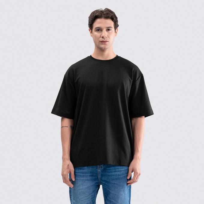 Livehaf - Boxy Ease Tee Black