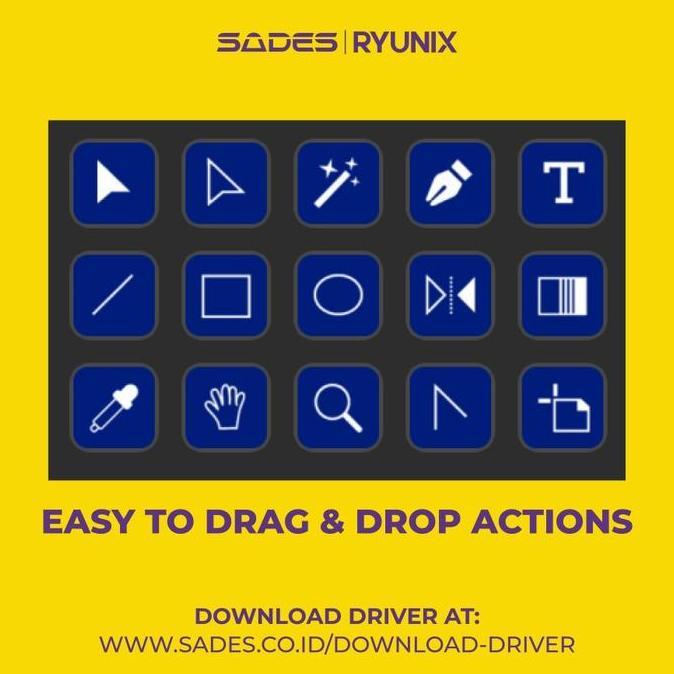 Sades Ryunix XD100 / XD-100 Stream Deck Control Pad Terlaris