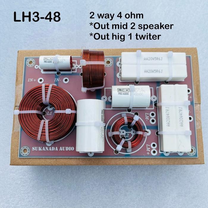 Crossover 2 Way Premium  Clarity Dan Balap Speaker Original Dan Terpercaya