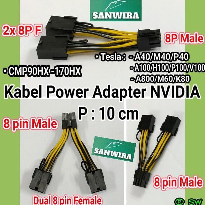 Kabel Power Adapter NVIDIA Terlaris